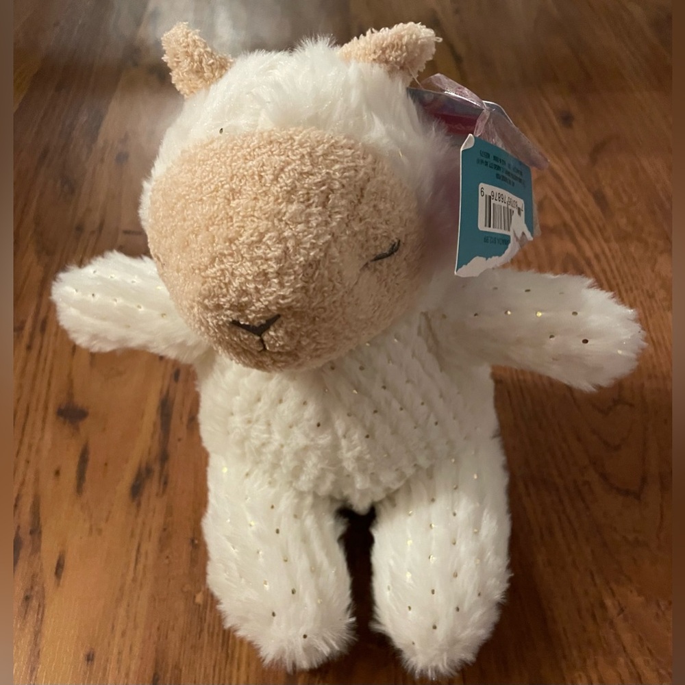 Animal Adventures Plush White and Cream Lamb Plush Accent New with Tags